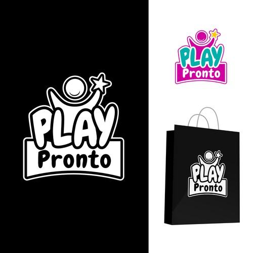 Design a "kids play" themed logo and social media for a Toys and Games online retail business Design réalisé par Rav Astra