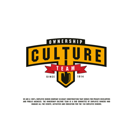 Clean logo for a construction company Design by Mouser®