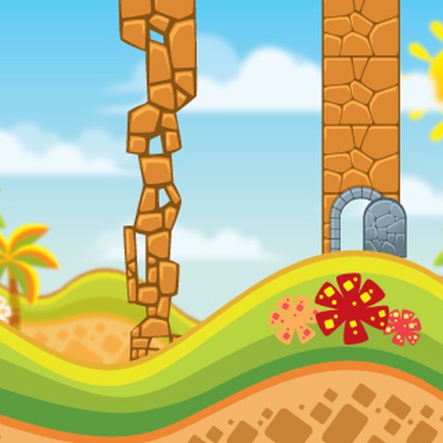 Iphone Game Design like Tiny wings Diseño de Schatzie