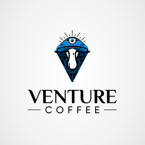 Venture coffee is a newly established coffee company seeking a psychedelic inspired logo! Design by Spidol clasic