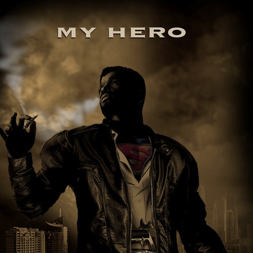 Create a Superhero graphic novel cover for a dramatic novel Design by buzzart