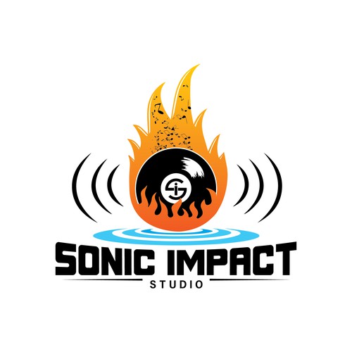 "Looking for a explosive logo that will make a Sonic Impact for a Recording Studio!" Design by Rafiul Islam Zion