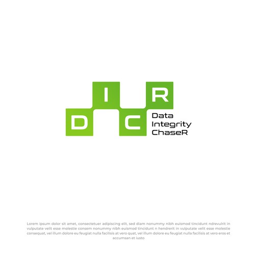 Logo: "The Pursuit of Data Integrity..." Ontwerp door Midas™ Studio`s