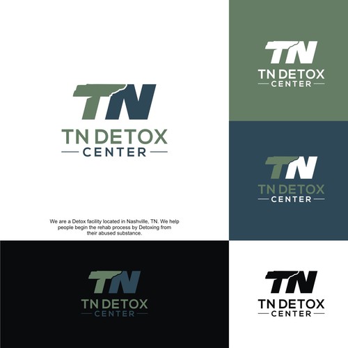 Detox Center Logo Design by @ProSolution.