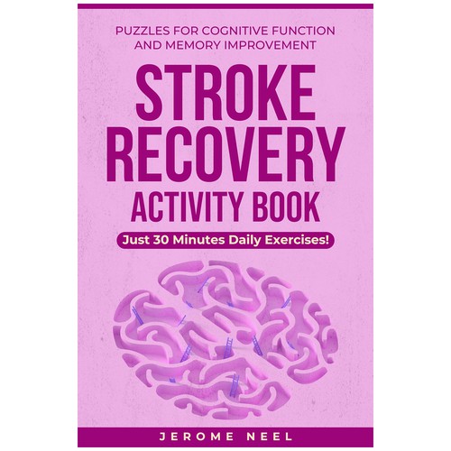 Stroke recovery activity book: Puzzles for cognitive function and memory improvement Diseño de Imttoo