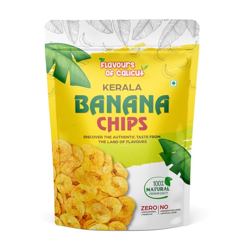 Package Design for Banana Chips Design by JOHN's_AlphaCreation