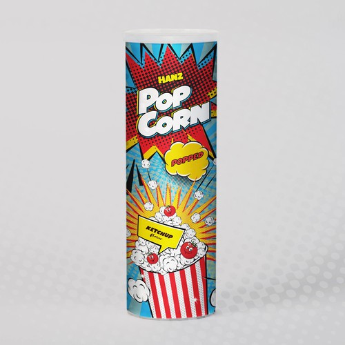 Premium Quality Popped Pop Corn Packaging Design réalisé par Dimario Moretti