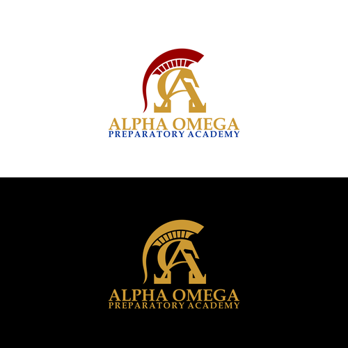 Help alpha omega preparatory academy with a new logo Logo design