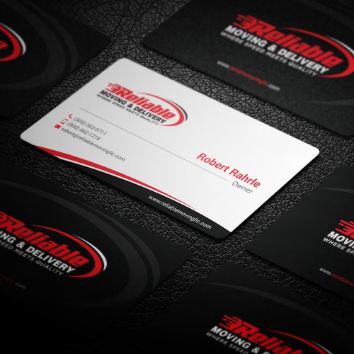 Business Card Design for Moving Company Diseño de GrapLink