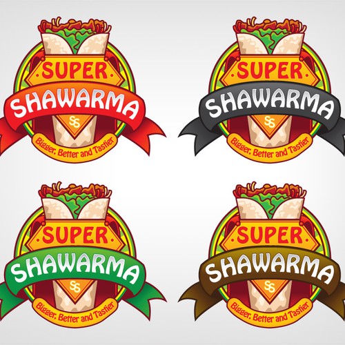 logo for Super Shawarma Design by Helmi Himawan