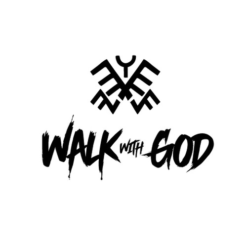 Walk With God Minimalist Luxury Logo for a Modern Faith & Fashion Brand Design by <<{P}>>