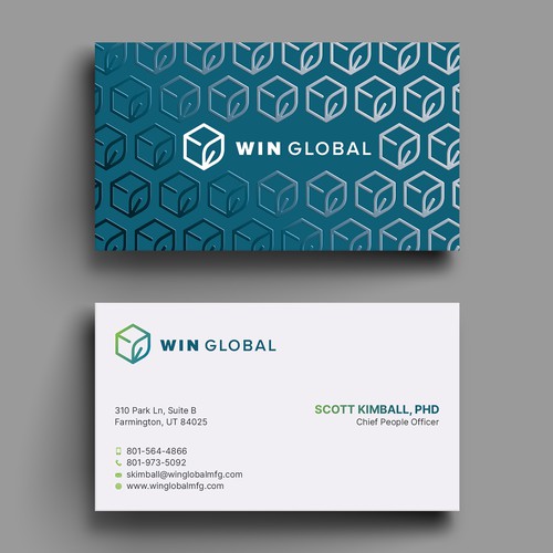 WIN Global Business Card Design Design réalisé par Hasanssin