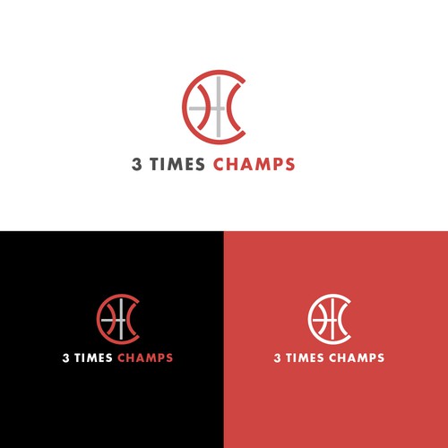 Basketball Logo for Team 'Three-Time Champs' - Your Winning Logo Featured on Major Sports Network Design by Guane