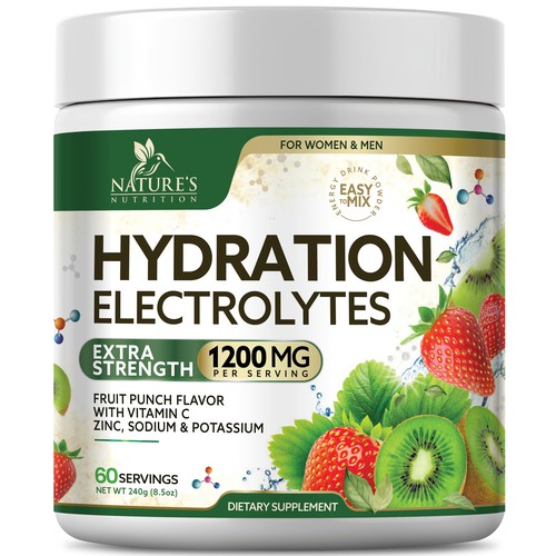 Hydration Electrolytes Design Needed for Nature's Nutrition Design by Black-Pepper
