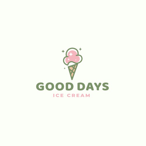 "Good Days Ice Cream Logo" winning Logo & social media pack