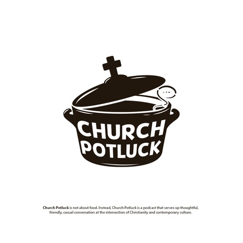 Sleek logo for a thoughtful podcast on Christianity and culture Design by Cecilia0409