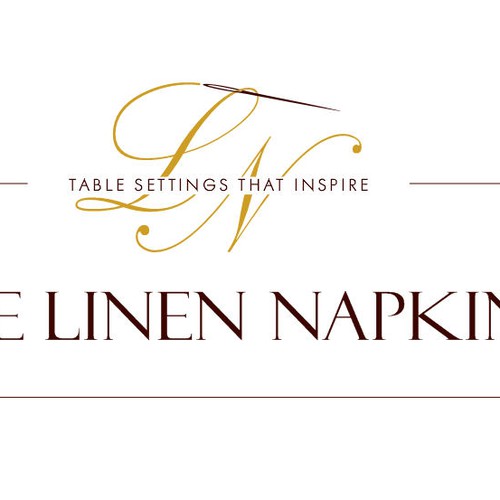 The Linen Napkin needs a logo Diseño de grafikexpressions