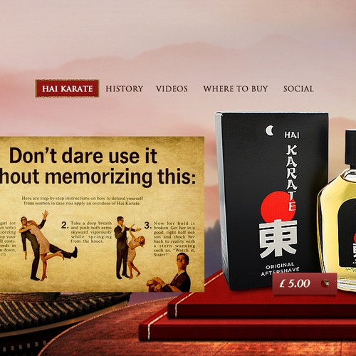 High karate men's online cologne