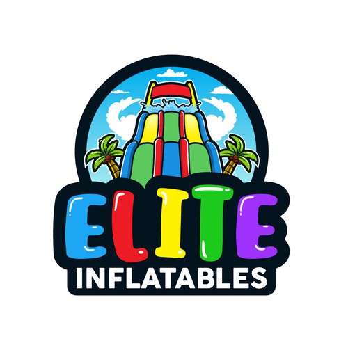 We need a professional logo for our new Inflatable Bounce House rental company!! Design by [ Gin ]