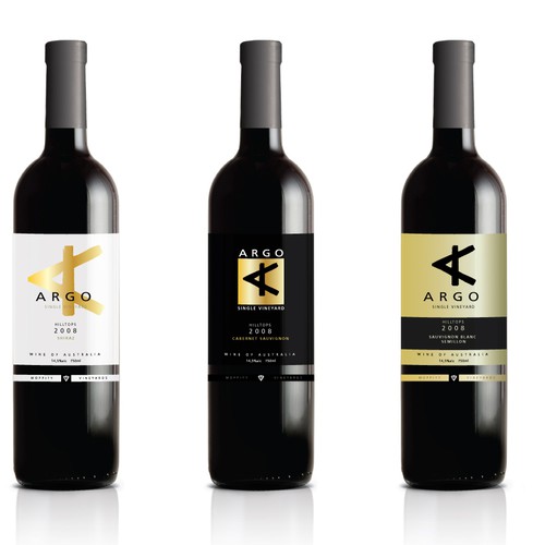 Sophisticated new wine label for premium brand Réalisé par alexa101