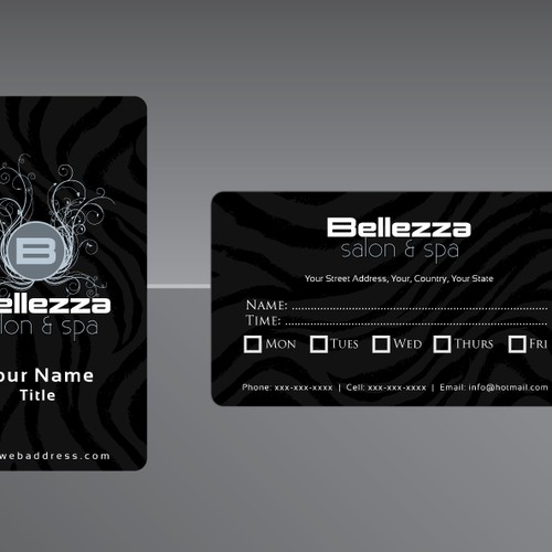 New stationery wanted for Bellezza salon & spa  Réalisé par Waqas H.