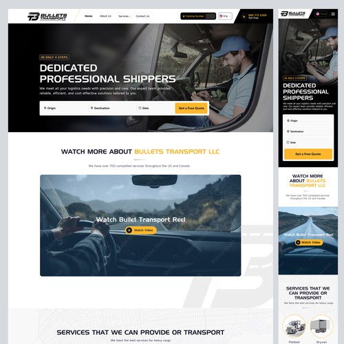 Landing page design contest entry by Javier Milla