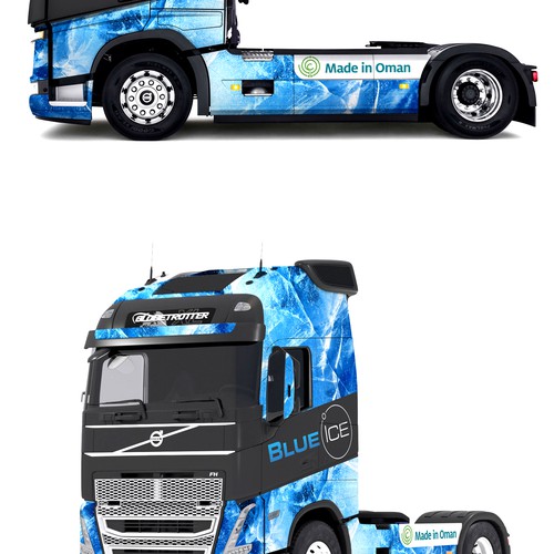 Wrapping Design for an Eco-Friendly Truck Design by Konstantin Graphics