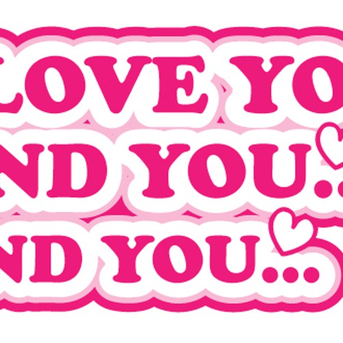 コンペ「"I Love You! And You... And You..." [LOGO - $355]」のデザイン by creativedesignさん 