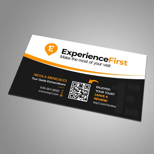 One-Sided Business Card Design for Travel Company Design by Xclusive16