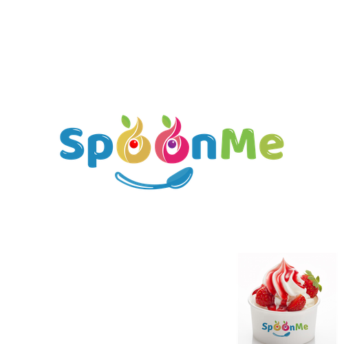 Create a trendy logo for a new Frozen yogurt shop! Spoon Me Yogurt Design by jurooo™