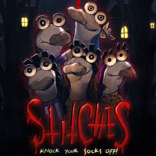 !!!DESIGN A SOCK-PUPPET HORROR/COMEDY MOVIE POSTER!!! Design by Ardhidesign