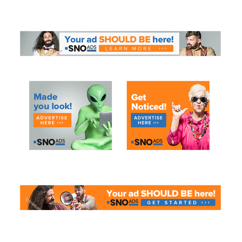 Create four unique and fun web banner ads, Other business or advertising  contest