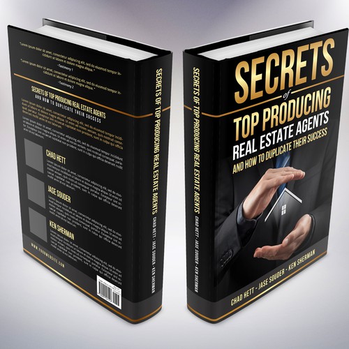 Book Cover Design For 'Secrets of Top Producing Real Estate Agents' book. Design by Rav Astra