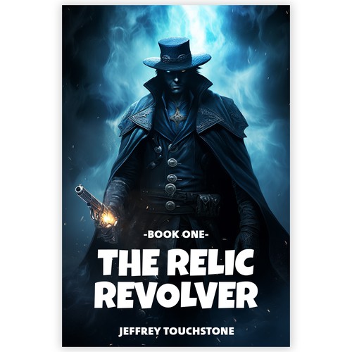 Cover and Spine Design for Fantasy Adventure Novel The Relic Revolver Design by SamArt❄️