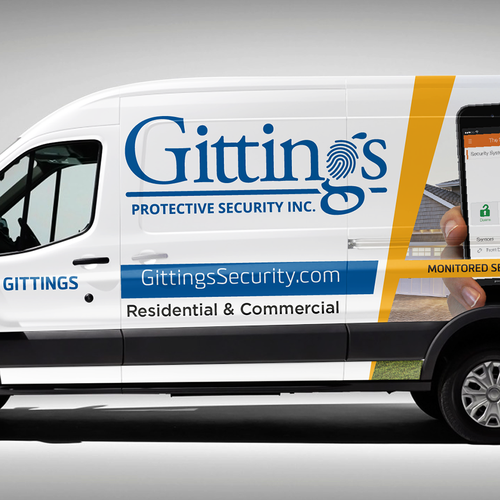 Security Van Wrap Design by theANUNGs