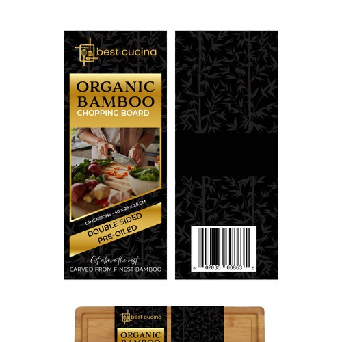 Bamboo Chopping Board Colour Card (2 Bamboo Chopping Board Models) Design by line2code