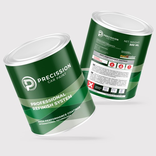 Design Label for Professional Automotive Refinish Products por binggo™