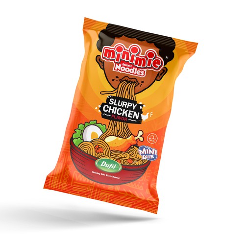 New packaging Design for Minimie Noodles Diseño de RK Studio Design