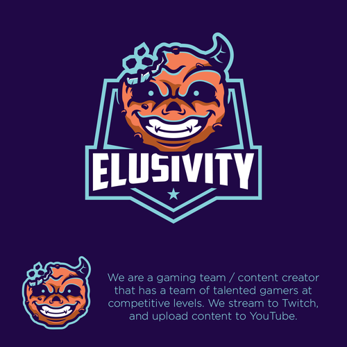 Create the logo & branding for Elusivity Gaming Design by deb•o•nair