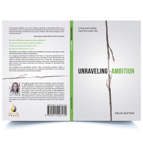 Create a cover for a book about leadership and unraveling your ambition! Design by AS Cover Arts