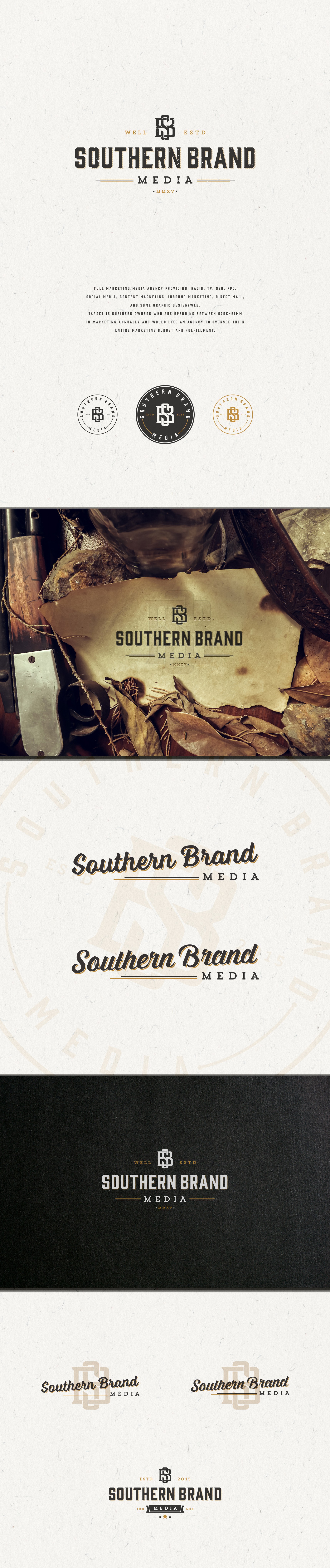Sepia logo with the title 'Vintage Western Retro Logo'