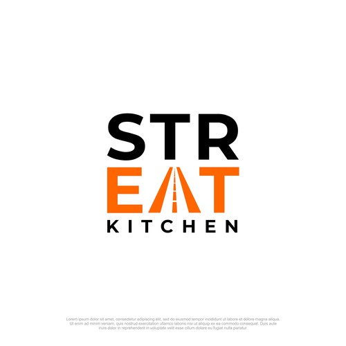 strEAT Kitchen Logo Design by Jono.