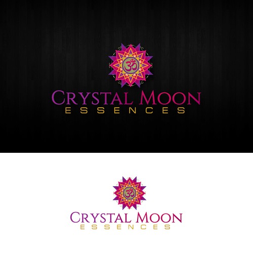 Logo for Crystal Moon Essences - remedies for harmonic rebalance and well-being Réalisé par hawin_11