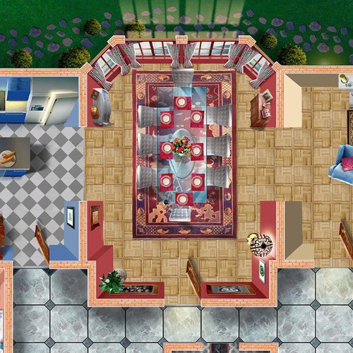 Create The New Cluedo Mansion For App Gameplay Sonstiges