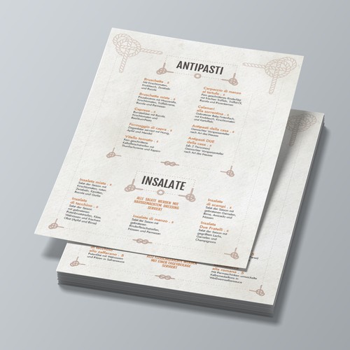 Menu contest entry by Anna Shestakova