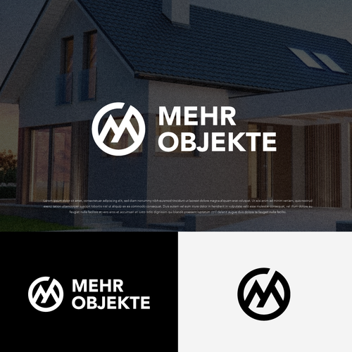 Corporate identy and logo for real estate marketing agency Design by Designfirm