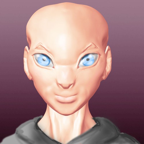 Alien main character design for a movie Design by RAHLISTIC