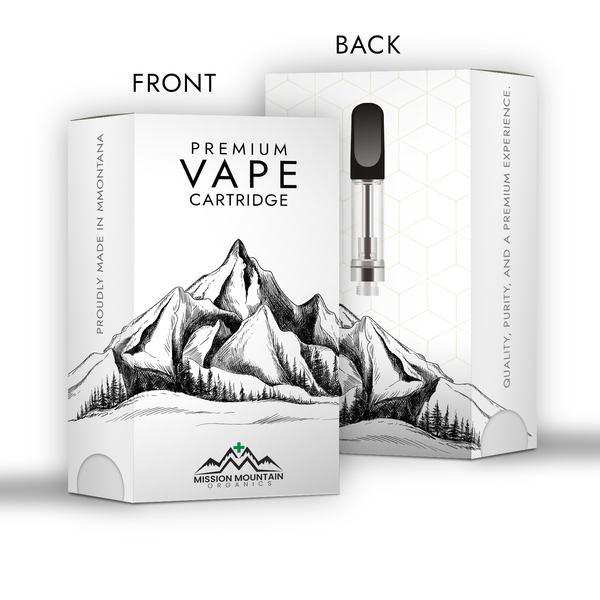 Vape cartridge box design