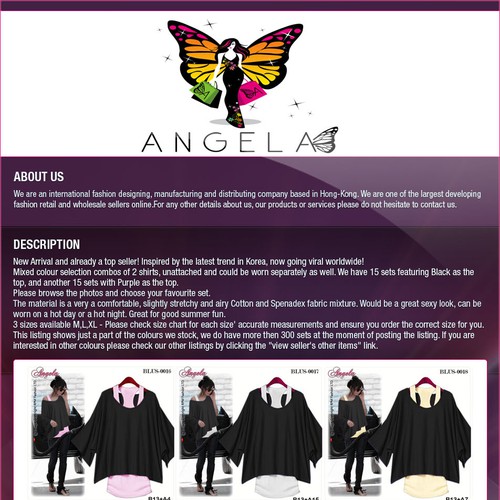 Help Angela Fashion  with a new banner ad Réalisé par MotiifDesign