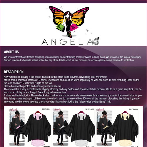 Help Angela Fashion  with a new banner ad Diseño de MotiifDesign